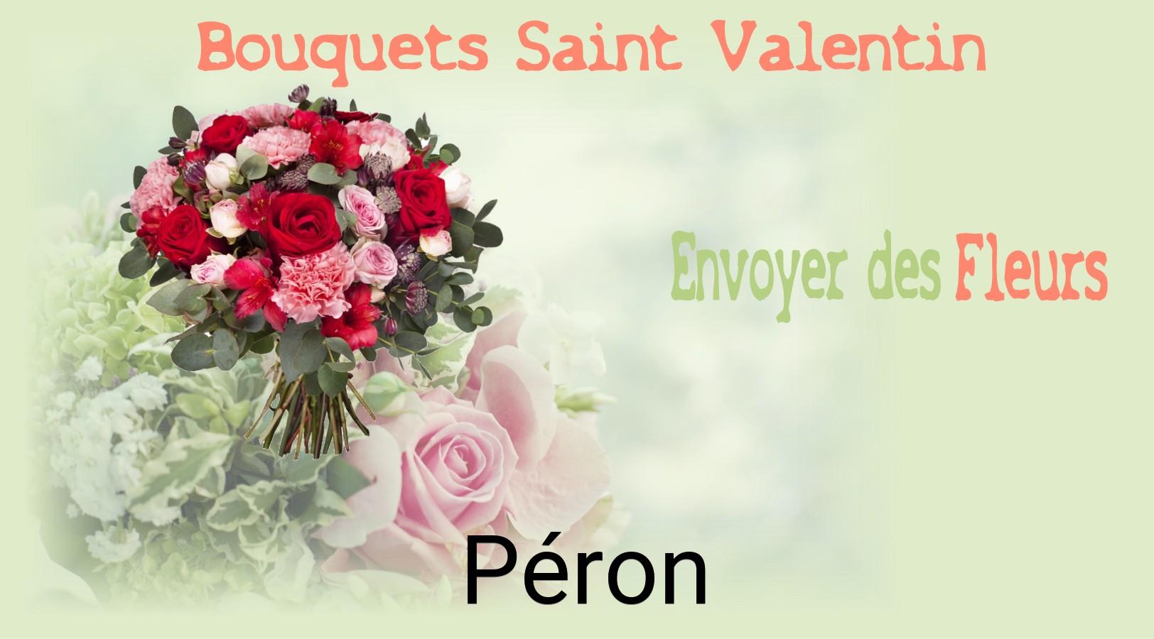 Roses de Saint-Valentin livrées à Péron